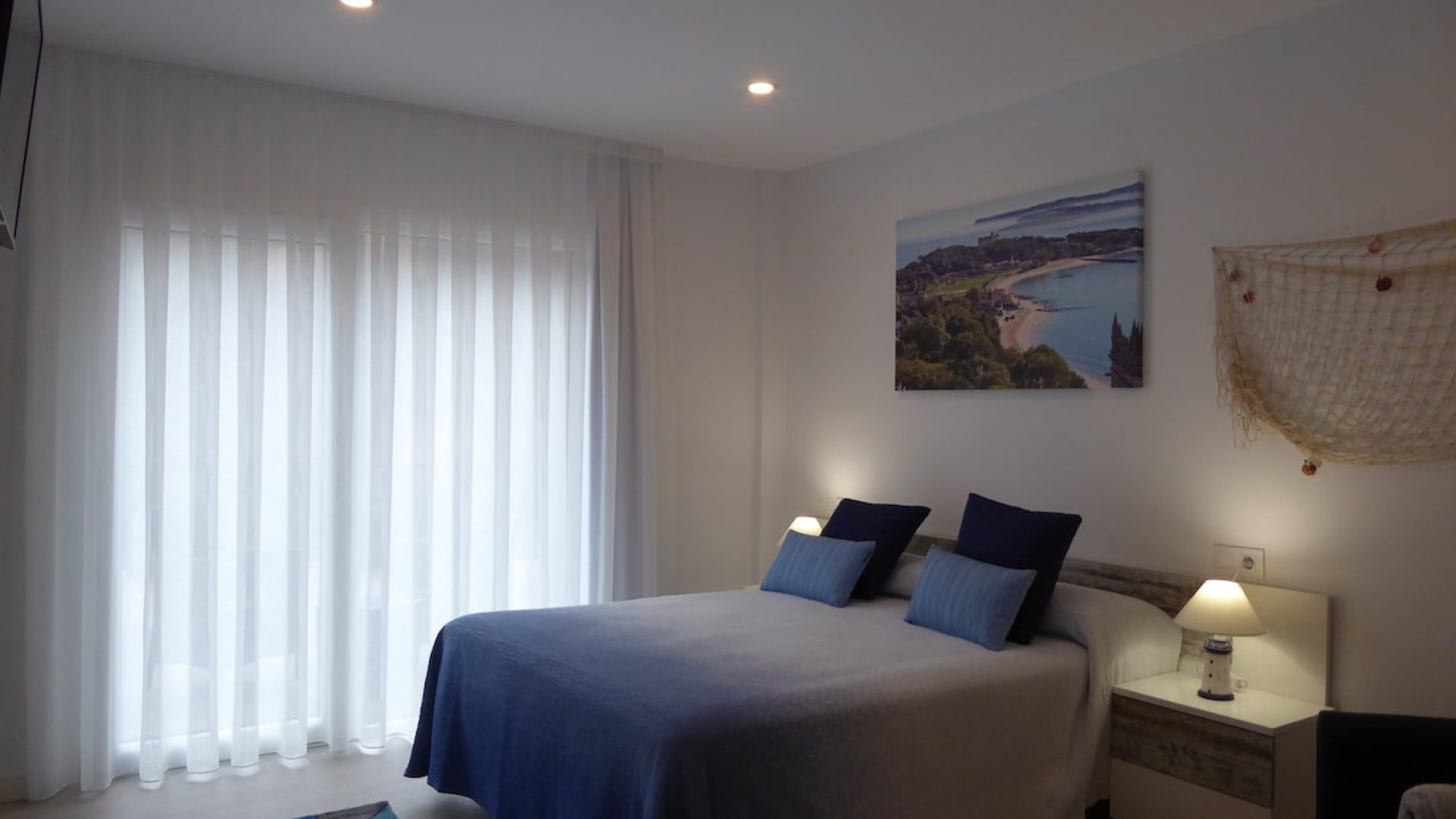 Dormitorio del estudio Santander